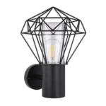 Möbelix Außenleuchte Horace 15 Watt Edelstahl, Wandmontage