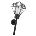 Möbelix Außenleuchte Horace 15 Watt Edelstahl, Wandmontage