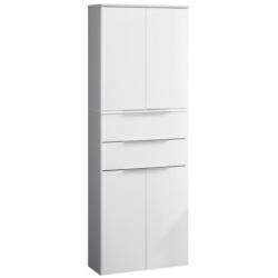 Hochschrank Mit Soft-close Kara White B: 61cm, Weiß