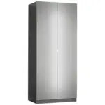 Möbelix Drehtürenschrank Mit Spiegel 91cm Unit Anthrazit