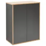Möbelix Midischrank Push-to-open Finn B: 60 Cm, Anthrazit