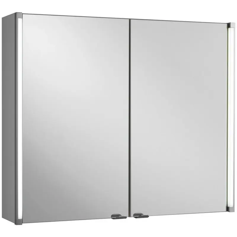 Spiegelschrank Led-line 2-T&uuml;rig Bxhxt: 81x67x16,5 Cm