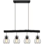 Möbelix Hängeleuchte Mina H: 140 cm 4-Flammig, Industrial-Design