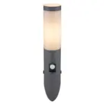 Möbelix Außenleuchte + Bewegungsmelder Boston 60 Watt Edelstahl
