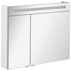 Spiegelschrank B.clever Led 2-Türig Bxhxt: 90x71x16 Cm Weiß