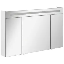 Spiegelschrank B.clever Mit Led 3-T&uuml;rig Bxhxt: 120x71x16 Cm