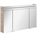 Möbelix Spiegelschrank B.clever Mit Led 3-Türig Bht: 120x71x16 Cm