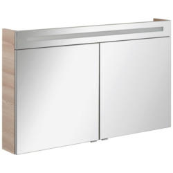 Spiegelschrank B.clever Mit Led 2-Türig Bxhxt: 120x71x16 Cm