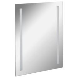 Wandspiegel Linear Rechteckig 60x75 Cm Ohne Rahmen Mit Led