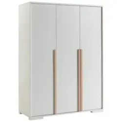 Drehtürenschrank London B: 145,6 Cm Weiß