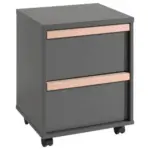 Möbelix Rollcontainer London Anthrazit Bxhxt: 48,1x60x44 Cm