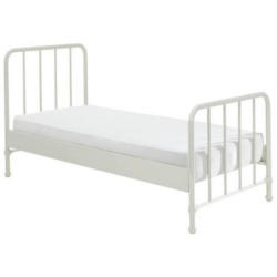 Kinder-/Juniorbett Bronxx 90x200 cm Weiß