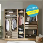 Möbelix Offener Kleiderschrank Mit Laden 228 Cm Unit Weiß