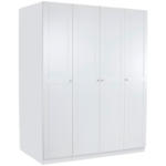 Möbelix Drehtürenschrank M. Soft-close 182cm Unit Weiß