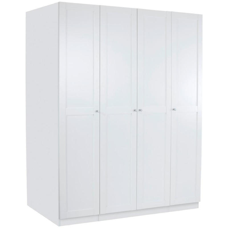 Drehtürenschrank Mit Soft-Close 182cm Unit Weiß