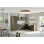 Möbelix Einbauküche Eckküche Möbelix Winkelblock Ohne Geräte 210x150 Cm Anthrazit