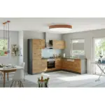 Möbelix Einbauküche Eckküche Möbelix Winkelblock Ohne Geräte 270x150 Cm Eichefarben