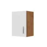 M&ouml;belix K&uuml;chenoberschrank B: 40 Cm Eiche Dekor/wei&szlig; 1 Dreht&uuml;re