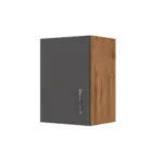 Möbelix Küchenoberschrank B: 40 Cm Eiche Dekor/anthra. 1 Drehtüre