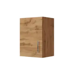 Küchenoberschrank Chic B: 40 cm Eichefarben 1 Drehtür