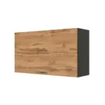 Möbelix Küchenoberschrank 100cm Eiche Dekor 2 Klappen