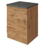 Möbelix Küchenunterschrank B: 50 Cm Eiche Dekor/anthrazit