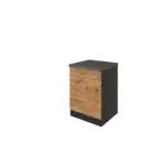 Möbelix Küchenunterschrank Chic B: 50 Cm Eichefarben Mit Lade