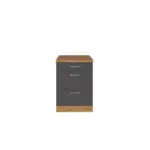 Möbelix Küchenunterschrank B: 50 Cm Anthrazit Mit 3 Laden