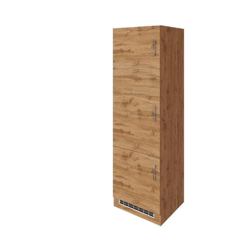 Kühlschrank-umbauschrank B: 60 Cm Eiche Dekor