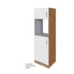 M&ouml;belix Backofen-/k&uuml;hlschrank- Umbauschrank B: 60 Cm Wei&szlig;