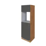 M&ouml;belix Backofen-/k&uuml;hlschrank- Umbauschrank B: 60cm Anthrazit