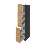 Möbelix Apothekerschrank B: 30 Cm Eiche Dekor 2 Auszüge