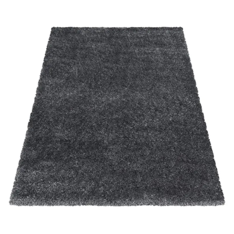 Hochflor Teppich Grau Brilliant 140x200 Cm