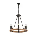 Möbelix Hängeleuchte H: 126 cm 6-Flammig Kranzform