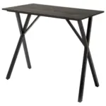 Möbelix Bartisch Clemencia 120x70x 102cm Nachteiche Dekor/schwarz