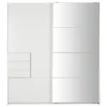 Möbelix Schwebetürenschrank Mit Laden 180 Cm Oldenburg, Weiß