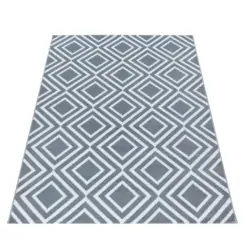 Webteppich Grau Costa 200x290 Cm