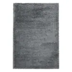 Möbelix Hochflor Teppich Hellgrau Fluffy 240x340 Cm