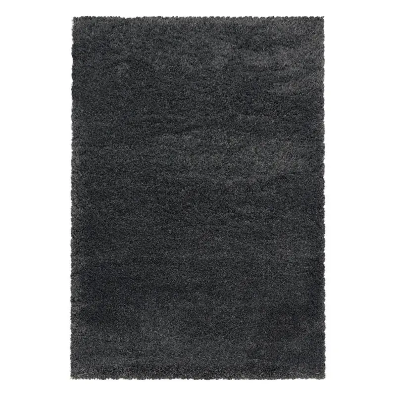Hochflor Teppich Grau Fluffy 160x230 Cm