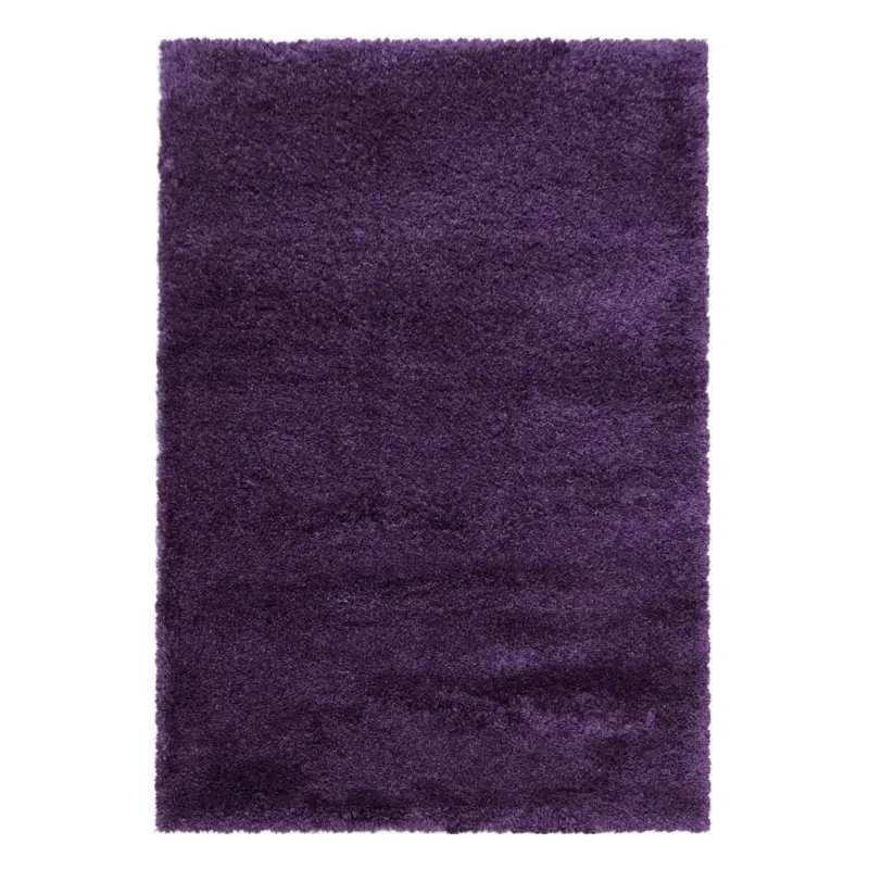 Hochflor Teppich Lila Fluffy 140x200 cm