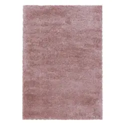 Hochflor Teppich Rosa Fluffy 120x170 cm