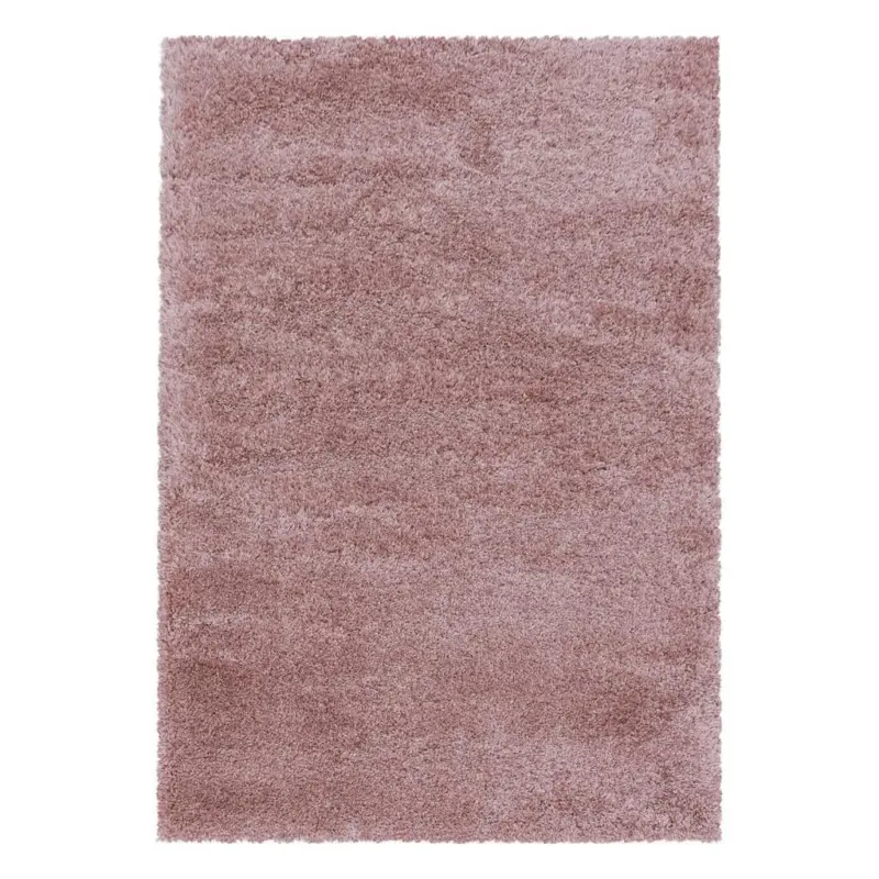 Hochflor Teppich Rosa Fluffy 120x170 cm