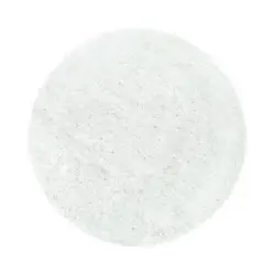 Hochflor Teppich Weiß Fluffy Rund Ø 160 Cm