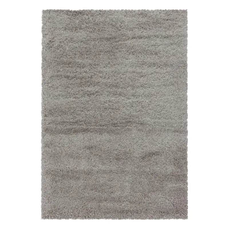 Hochflor Teppich Beige Naturfaser Fluffy 160x230 Cm