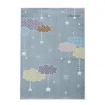 Möbelix Kinderteppich Sterne & Woken Grau Lucky 80x150 Cm