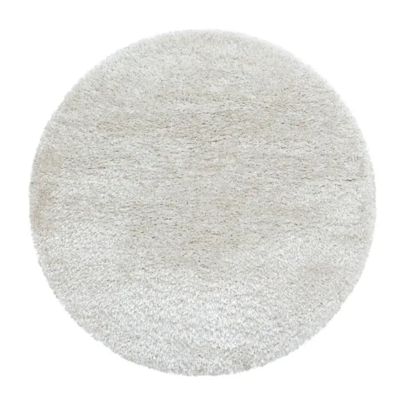 Hochflor Teppich Naturfarben Naturfaser Brilliant Ø 120 Cm