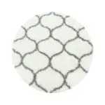 Möbelix Webteppich Creme Naturfaser Salsa Ø 120 cm