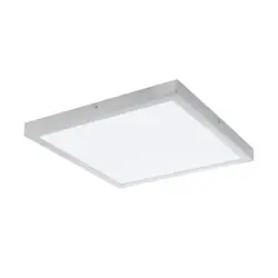 Aufbauleuchte Fueva L: 50 Cm Silberfarben/weiß, 25 W, Led