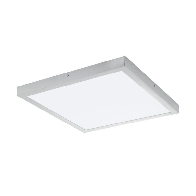 Aufbauleuchte Fueva L: 50 Cm Silberfarben/weiß, 25 W, Led