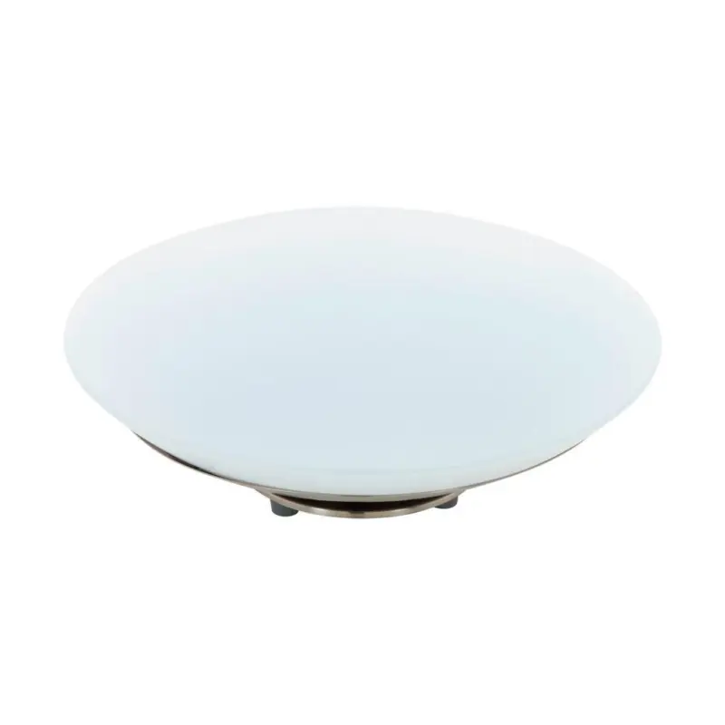Led-tischlampe Frattina Weiß/nickelfarben Farbwechsler